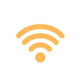 フリーWi-Fiと電源の設備アイコン